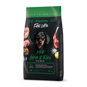 Fitmin dog For Life Lamb & Rice Mini (для дорослих собак малих порід ягня з рисом)