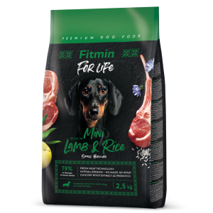 Fitmin dog For Life Lamb & Rice Mini (для дорослих собак малих порід ягня з рисом)