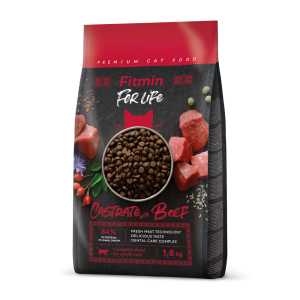 Fitmin cat For Life Castrate Beef (для стерилізованих з яловичиною) 1.8kg