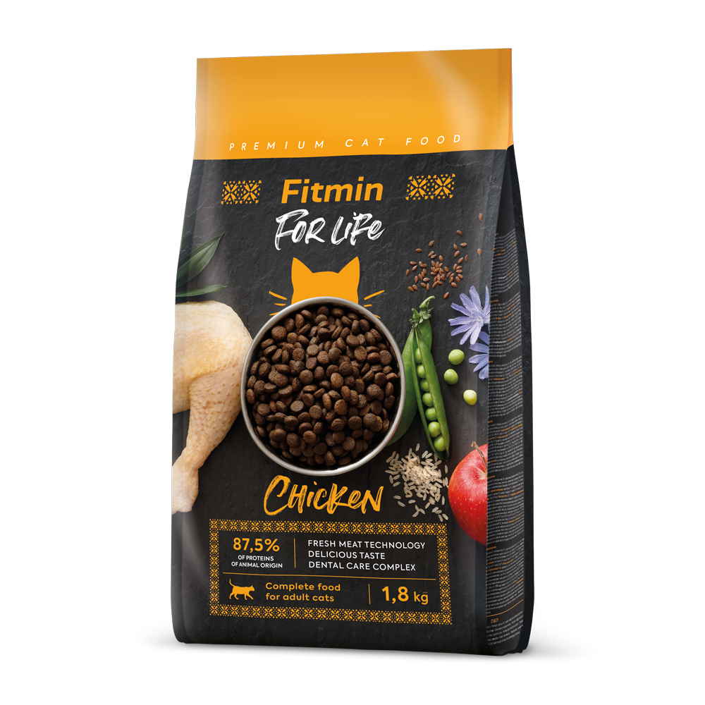 Fitmin cat For Life Adult Chicken (для дорослих котів з куркою) 1.8kg