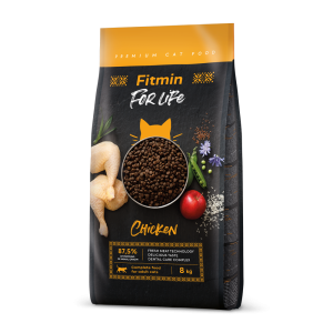 Fitmin cat For Life Adult Chicken (для дорослих котів з куркою) 8 kg