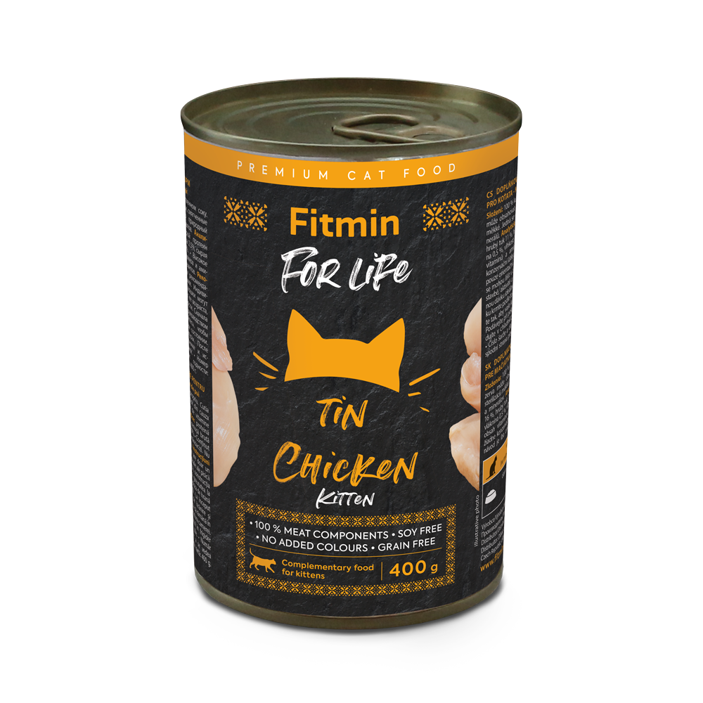 FFL cat tin Chicken Kitten (для кошенят з куркою) 400g