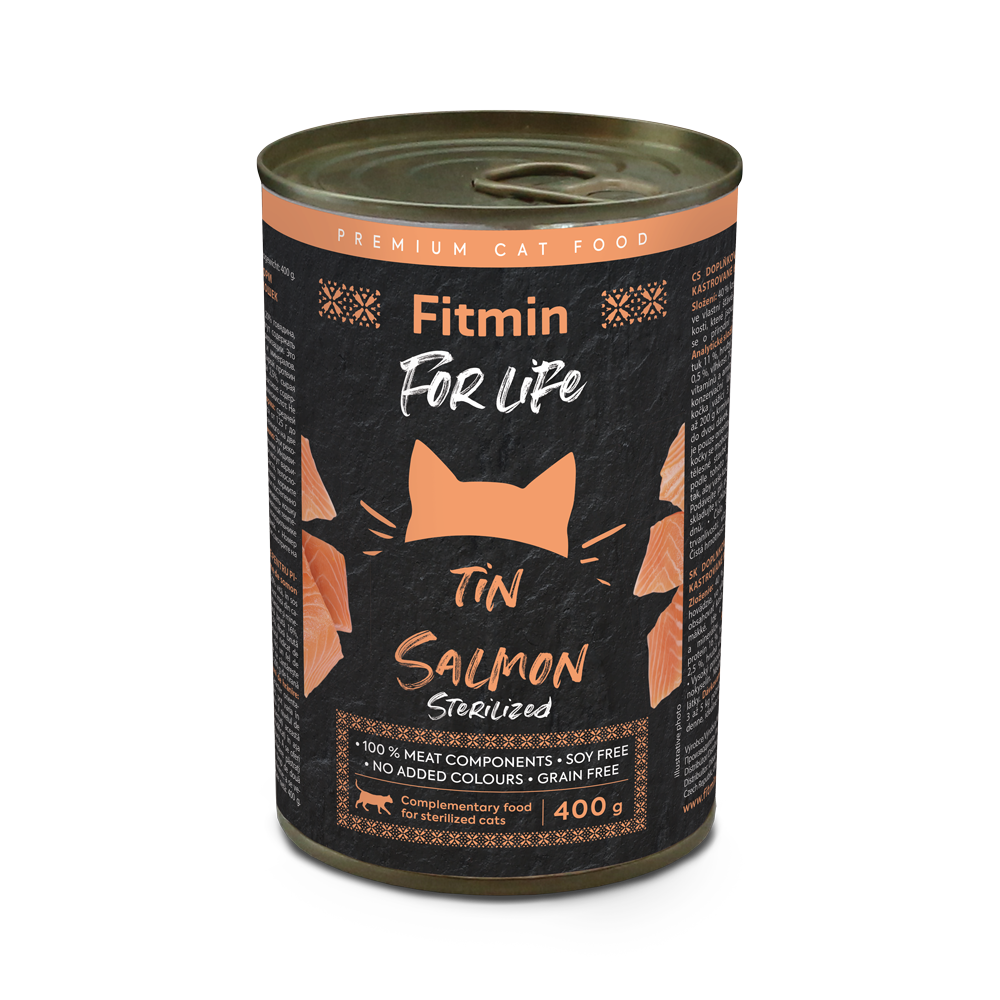 FFL cat tin Salmon Sterilized ( для стерилізованих з лососем) 400g