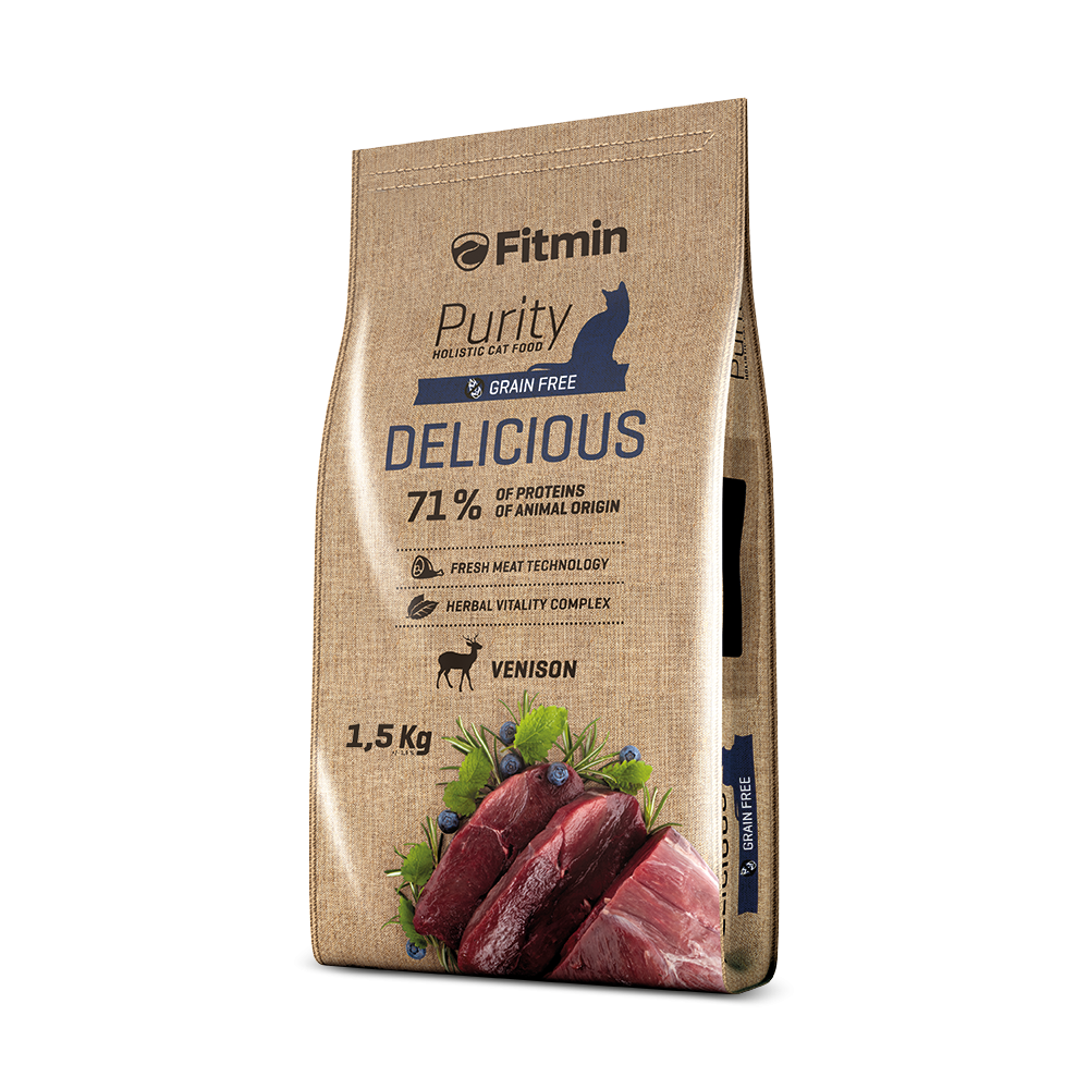 Fitmin cat Purity Delicious (Для вибагливих з дичиною) 1.5 kg