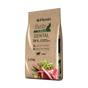 Fitmin cat Purity Dental (Профілактика хвороб ротової порожнини з ягням) 1.5 kg