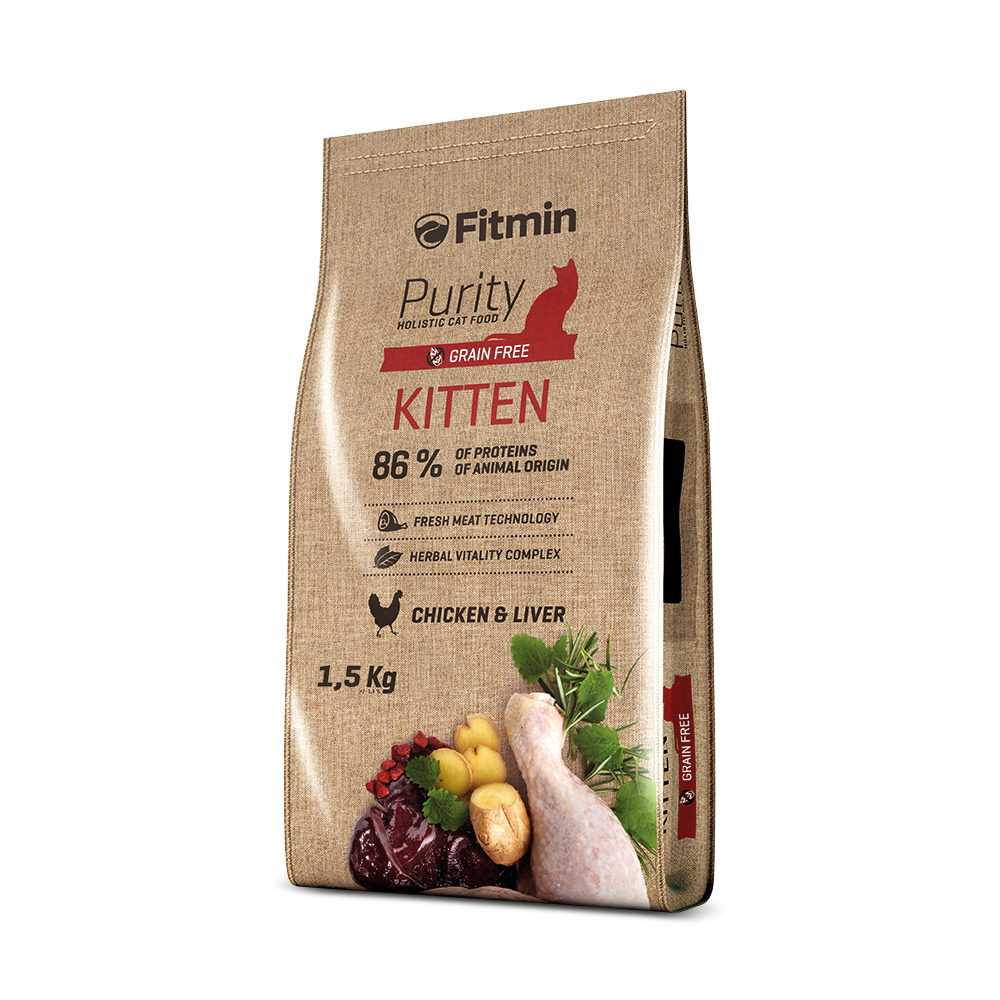 Fitmin cat Purity Kitten (для кошенят з куркою та печінкою) 1.5 kg