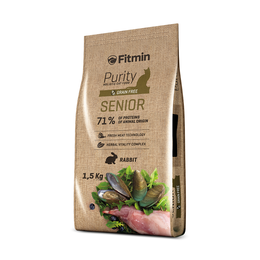 Fitmin cat Purity Senior (для котів літнього віку з кроликом) 1.5 kg