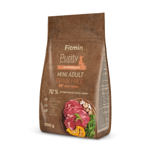 Fitmin dog Purity GF Adult Mini Beef (для дорослих собак малих порід з яловичиною)