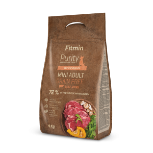 Fitmin dog Purity GF Adult Mini Beef (для дорослих собак малих порід з яловичиною)