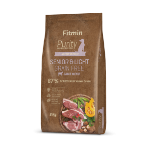 Fitmin dog Purity GF Senior & Light Lamb (для собак літнього віку та малорухливих собак з ягням беззерновий)