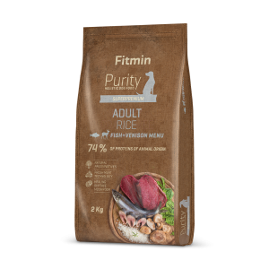 Fitmin dog Purity Rice Adult Fish & Venison (для дорослих собак середніх та великих порід з рисом, риба та дичина)