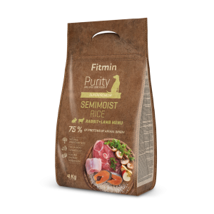 Fitmin dog Purity Rice Semimoist Rabbit & Lamb (напіввологий корм для всіх порід собак з рисом, кролик та ягня)