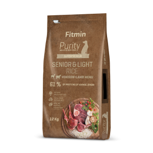 Fitmin dog Purity Rice Senior & Light Venison & Lamb ( для собак літнього віку та малорухливих собак з рисом, дичина та ягня)