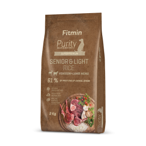 Fitmin dog Purity Rice Senior & Light Venison & Lamb