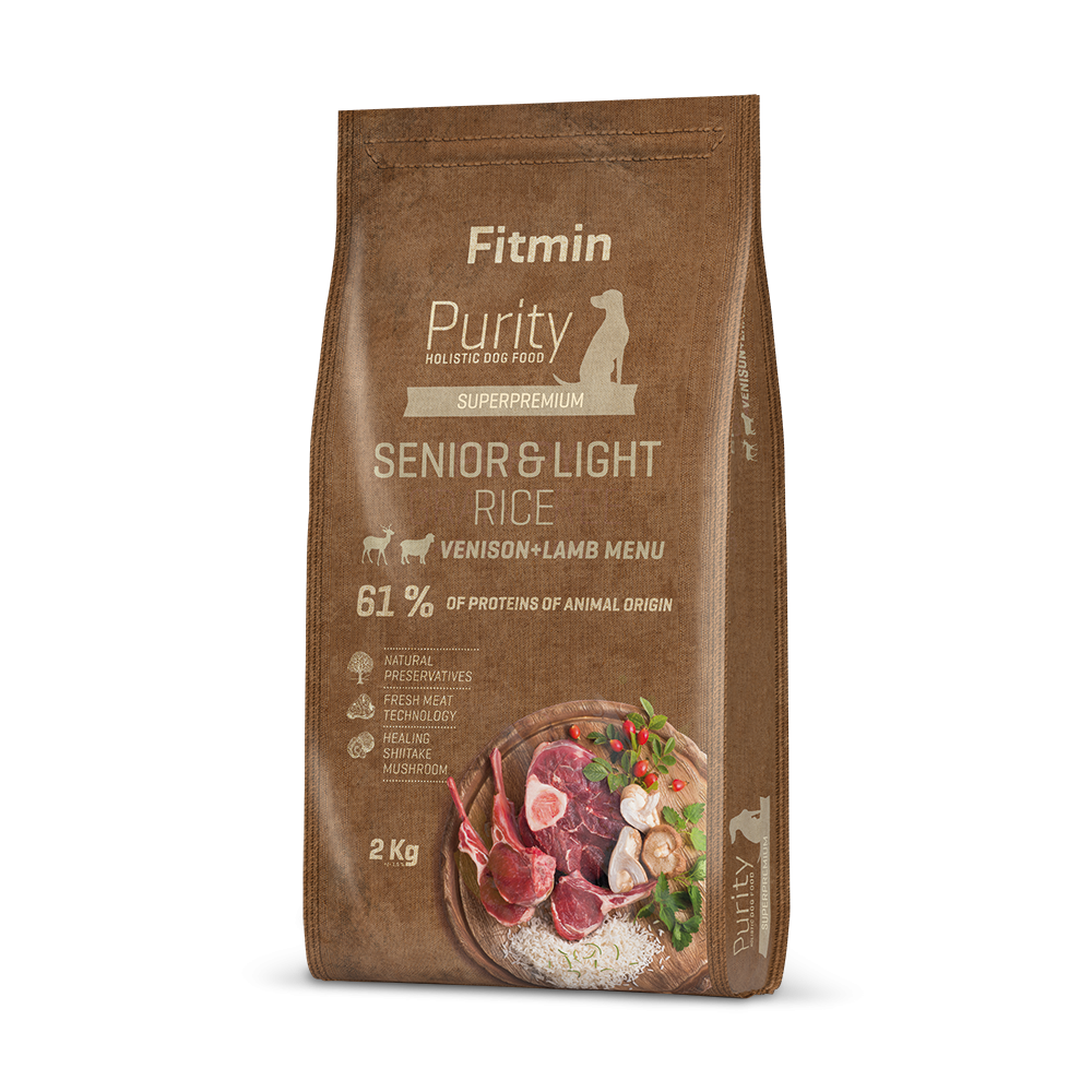Fitmin dog Purity Rice Senior & Light Venison & Lamb