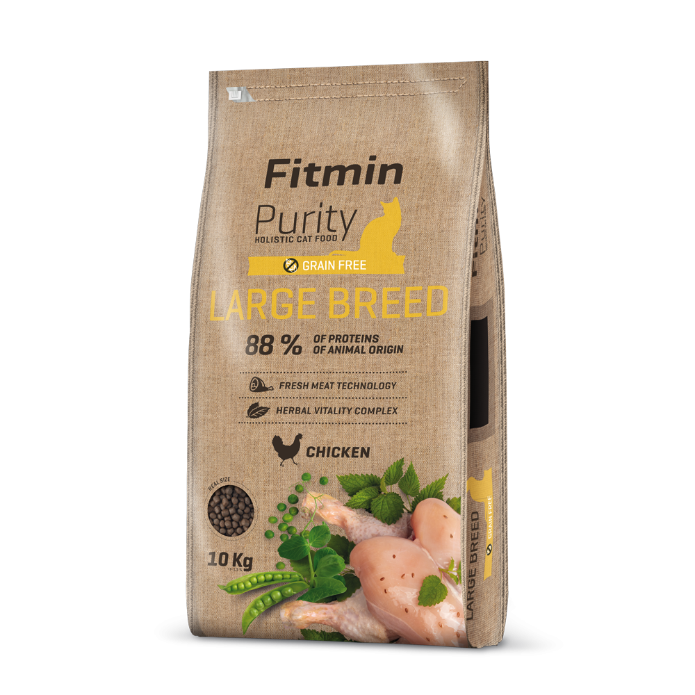 Fitmin cat Purity Large Breed (для великих котів з куркою) 10 kg