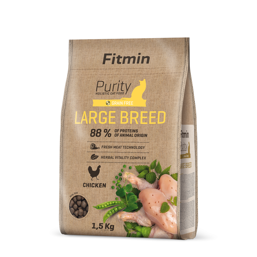 Fitmin cat Purity Large Breed (для великих котів з куркою) 1.5 kg