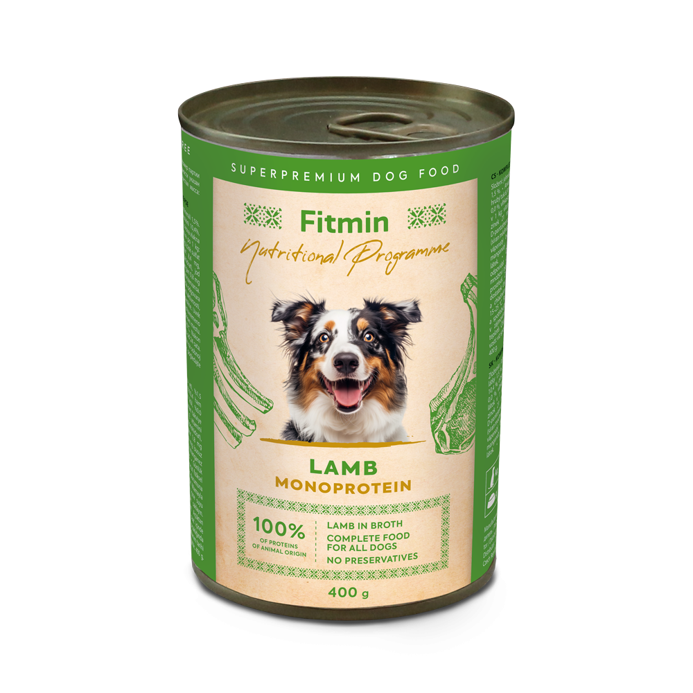 Fitmin dog NP tin lamb