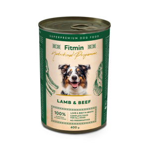 Fitmin dog NP tin lamb & beef