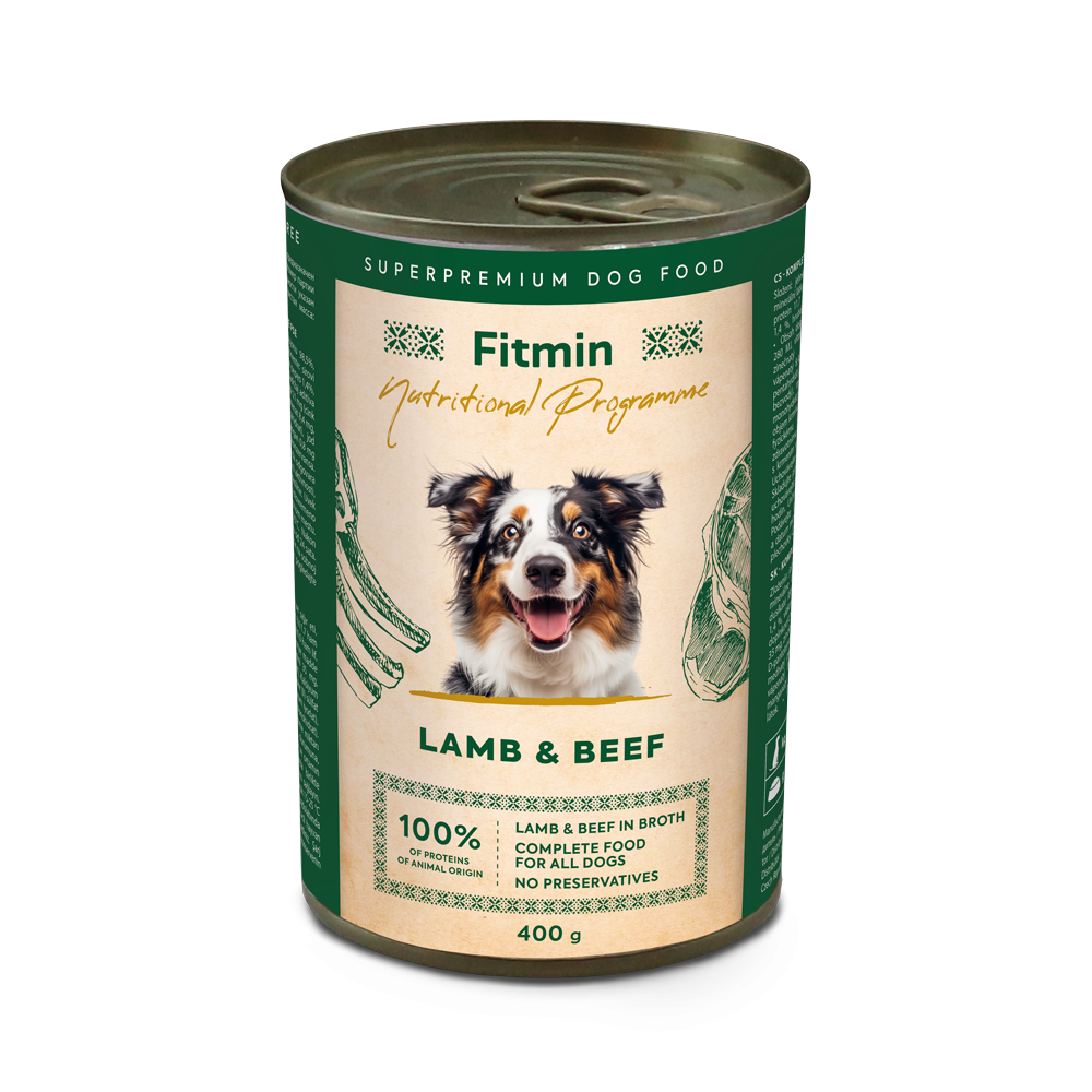Fitmin dog NP tin lamb & beef