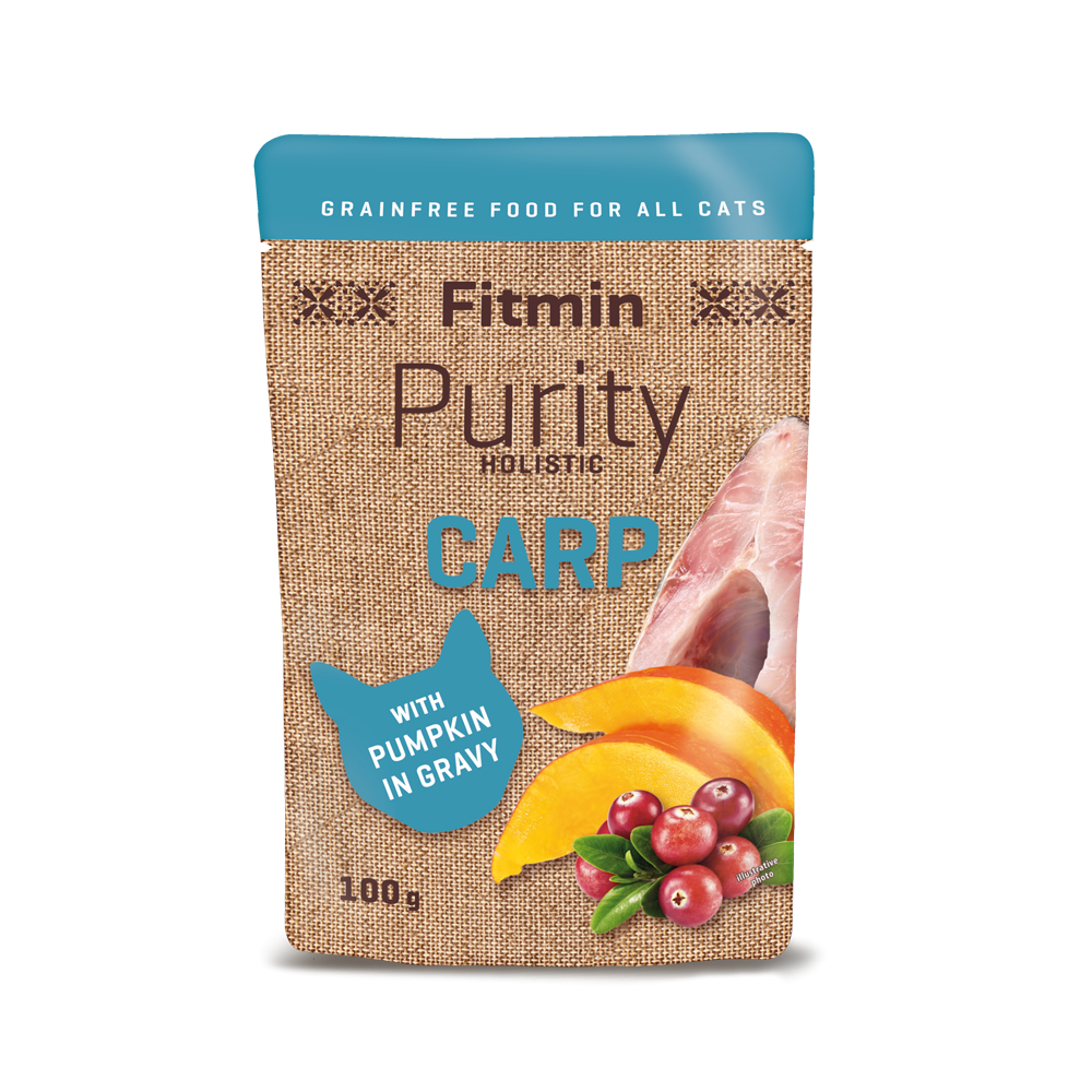 Fitmin cat Purity pouch Carp with pumpkin (Короп з гарбузом)