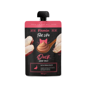 Fitmin cat For Life Cream Sauce pouch Duck (крем-соус з качкою)