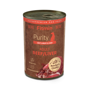 Fitmin dog Purity tin Beef with Liver (Яловичина з печінкою)