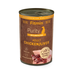Fitmin dog Purity tin chicken with liver  (Курка з печінкою)